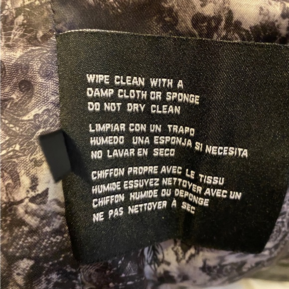 Guess Leather Jacket with Pink Fur Collar - Picture 8 of 10